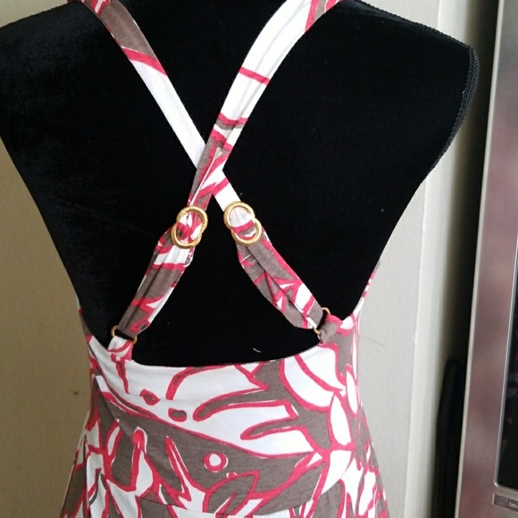 Letarte long Dress Criss-Cross Multi Color - Picture 4 of 7